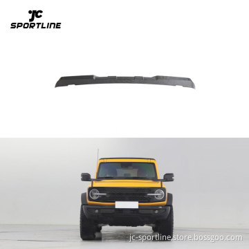  HIGH UV Protected Carbon Fiber Rear Roof Spoiler for Ford Bronco 2021-2022" 

However, for better SEO and readability, you might consider:

"Carbon Fiber Rear Roof Spoiler with High UV Protection for Ford Bronco 2021-2022